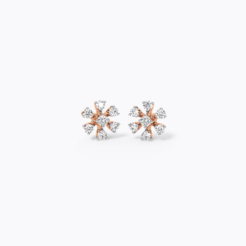 Sparkling Daisy Diamond Stud