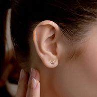 Sparkling Daisy Diamond Stud