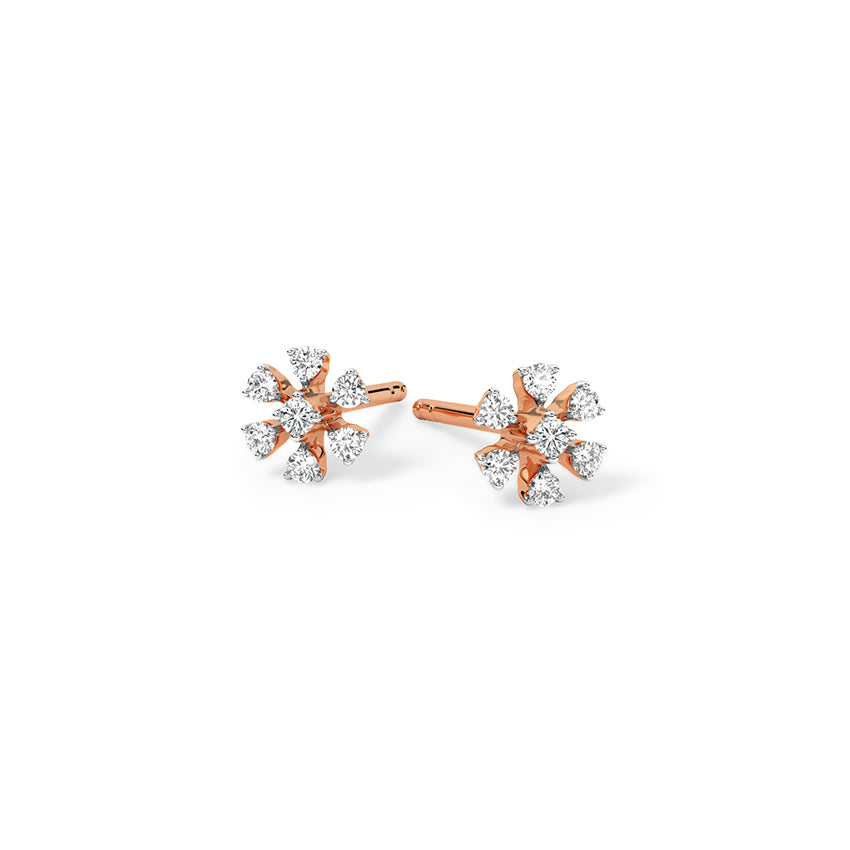 Sparkling Daisy Diamond Stud
