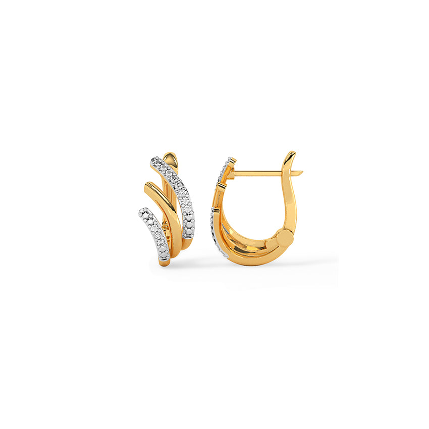 Elyse Diamond Hoops