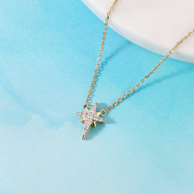 Northern Diamond Star Necklace