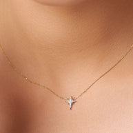 Northern Diamond Star Necklace