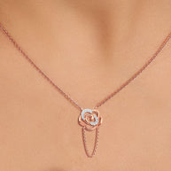 Floret Sway Diamond Necklace