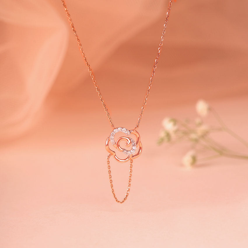 Floret Sway Diamond Necklace