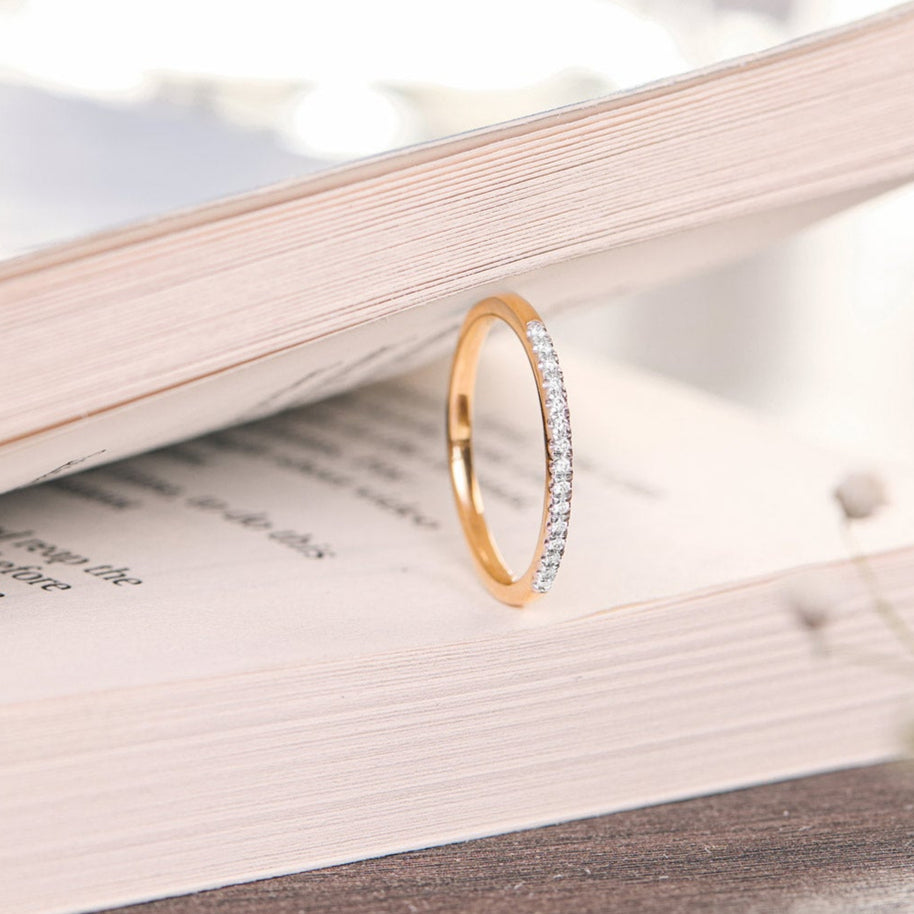 Glistening Classic Diamond Band