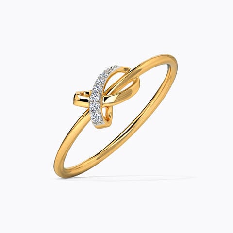Classy Knot Diamond Ring