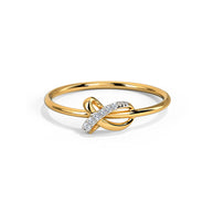 Classy Knot Diamond Ring
