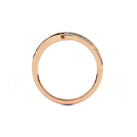 Tri Linear Diamond Ring