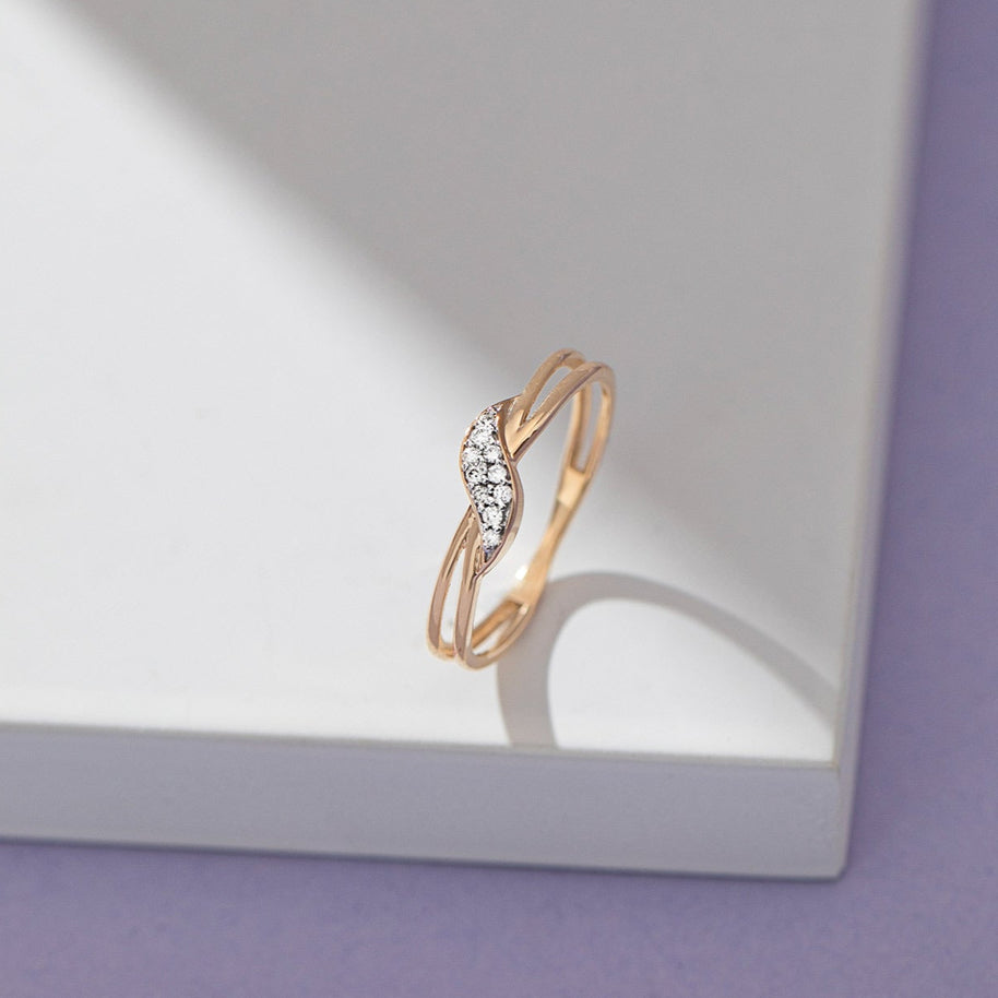 Unity Links Diamond Ring