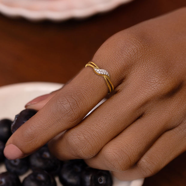 Unity Links Diamond Ring