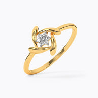 Swirly Shine Diamond Ring