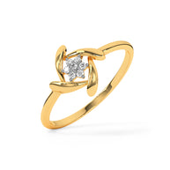 Swirly Shine Diamond Ring