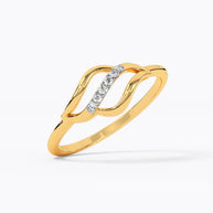 Twight Twirl Diamond Ring