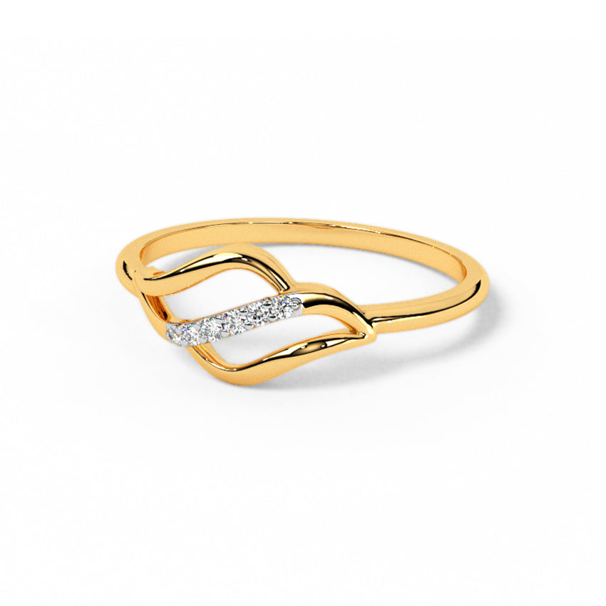 Twight Twirl Diamond Ring