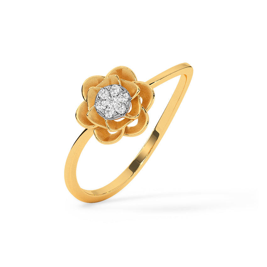 Floral Blink Diamond Ring