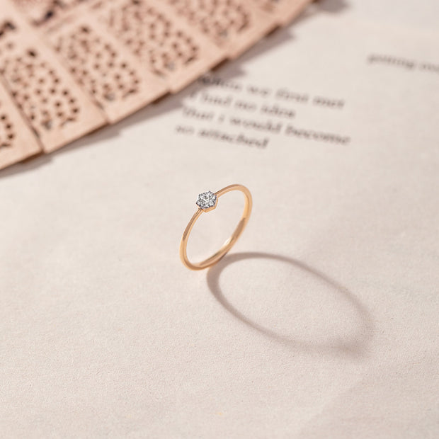 Alliance Webs Diamond Ring