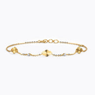 Vivid Vine Diamond Chain Bracelet
