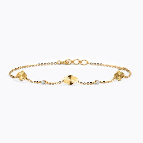Vivid Vine Diamond Chain Bracelet
