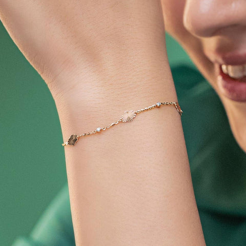 Vivid Vine Diamond Chain Bracelet