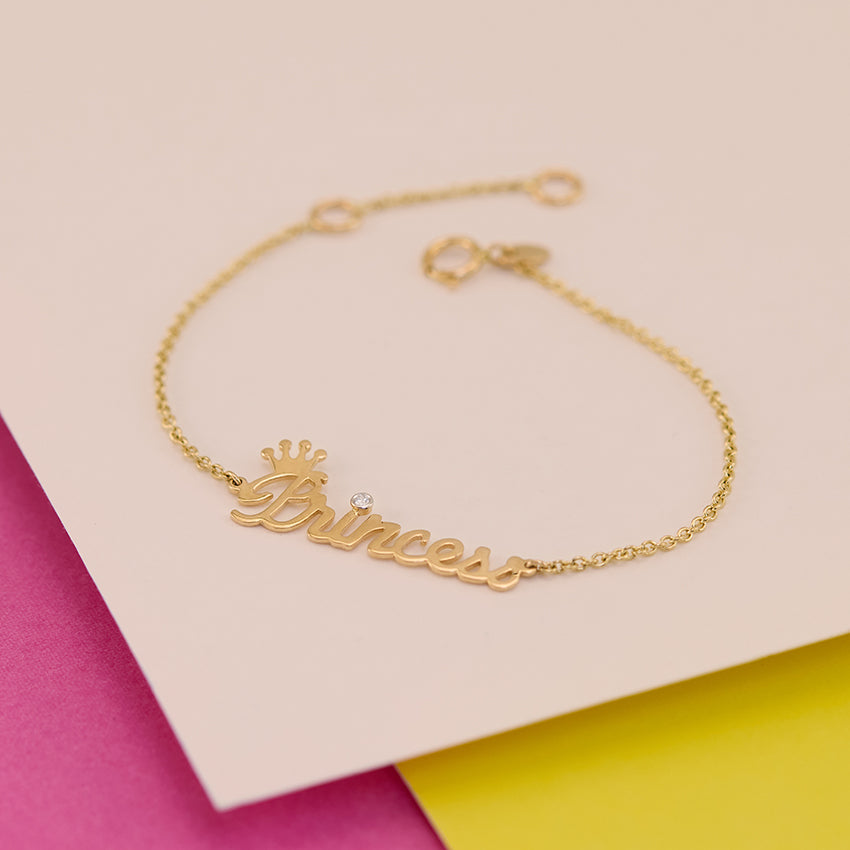 Little Princess Kids Diamond Bracelet