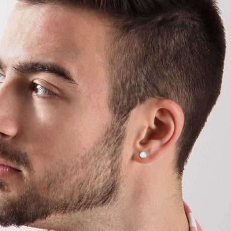 Hawk Solitaire Stud for Men