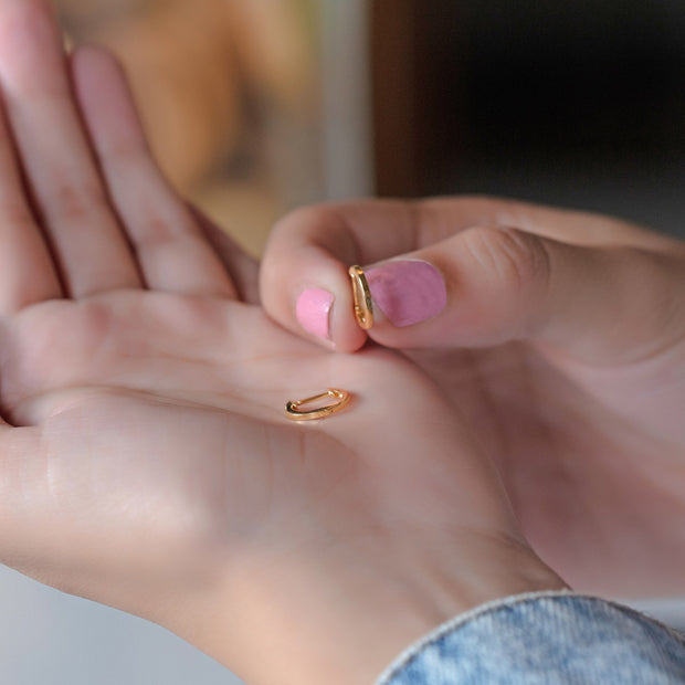 Ashvi Classic Kids' Gold Earrings