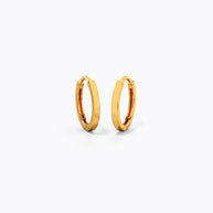 Evergreen Gold Hoop Earrings