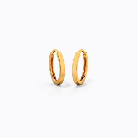 Evergreen Gold Hoop Earrings