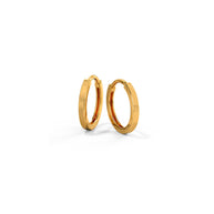 Evergreen Gold Hoop Earrings