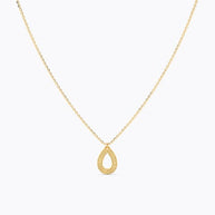 Perky Pear Gold Necklace