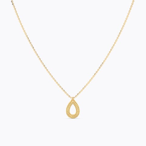 Perky Pear Gold Necklace