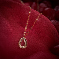 Perky Pear Gold Necklace