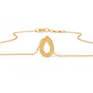Perky Pear Gold Necklace