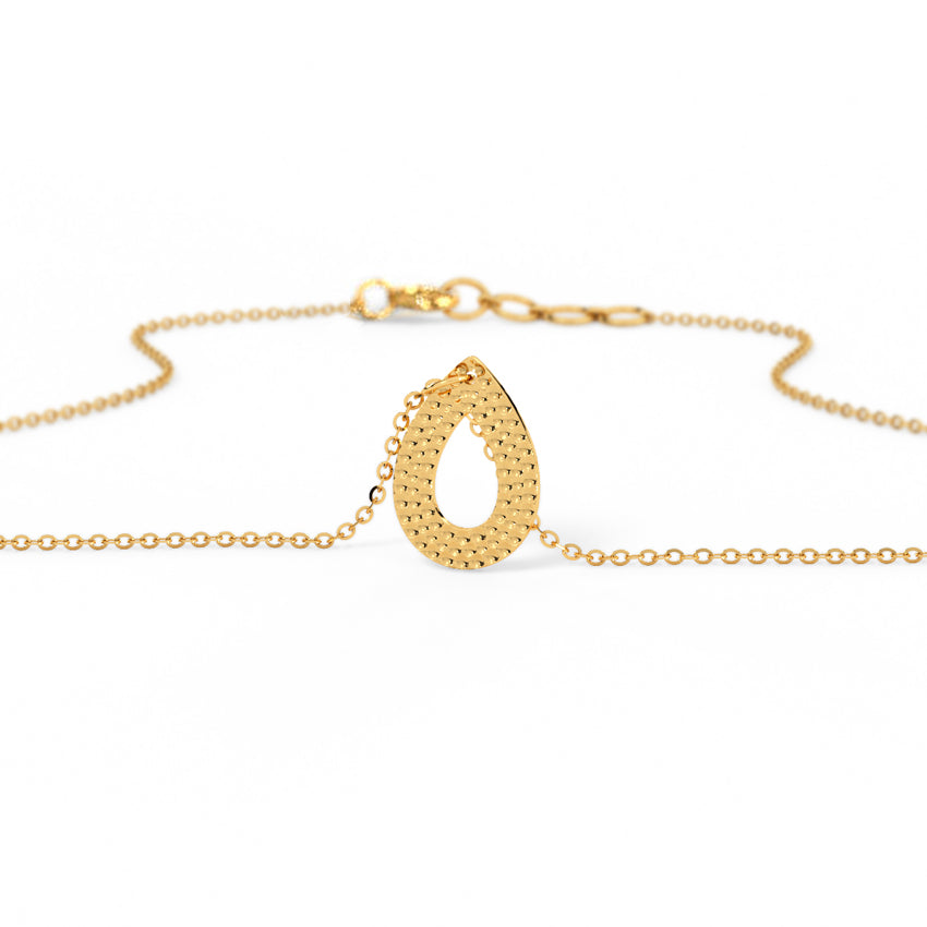 Perky Pear Gold Necklace