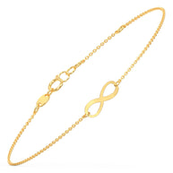 Minimalistic Infinity Gold Bracelet
