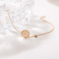 Minimalistic Aztec Gold Bracelet