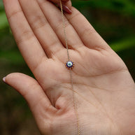 Petite Evil Eye Gold Bracelet