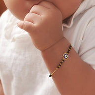 Evil Eye Baby Nazaria Gold Bracelet