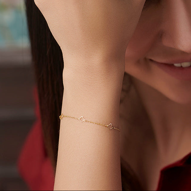 Dressy Multiwear Gold Bracelet